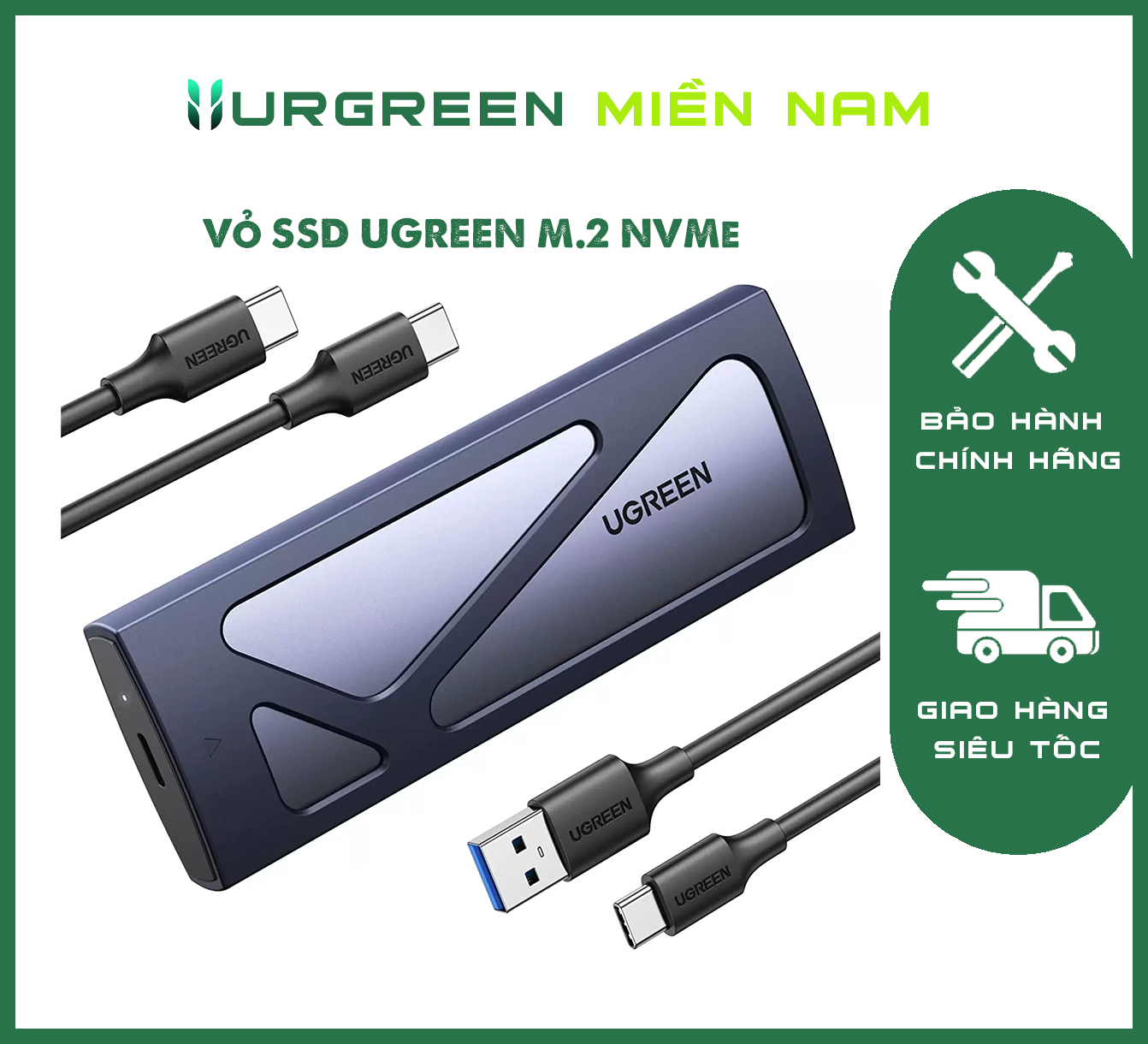 Vỏ SSD UGREEN M.2 NVMe 90541